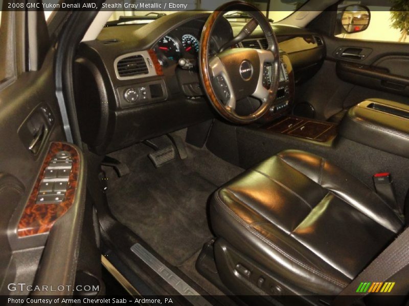 Stealth Gray Metallic / Ebony 2008 GMC Yukon Denali AWD