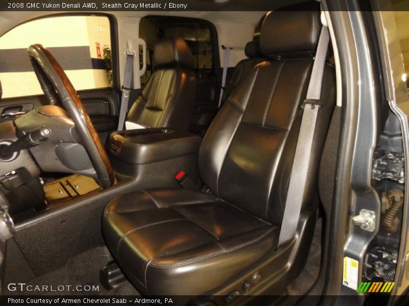 Stealth Gray Metallic / Ebony 2008 GMC Yukon Denali AWD
