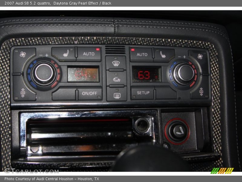 Controls of 2007 S8 5.2 quattro