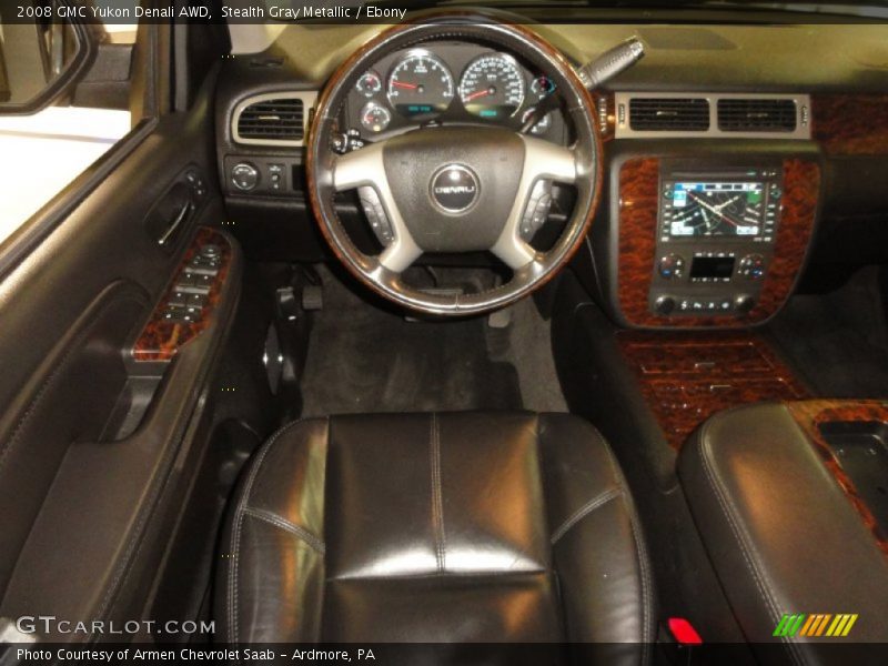 Stealth Gray Metallic / Ebony 2008 GMC Yukon Denali AWD