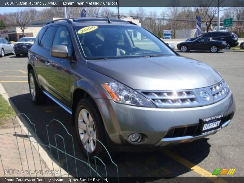 Platinum Pearl Metallic / Charcoal 2006 Nissan Murano SL AWD