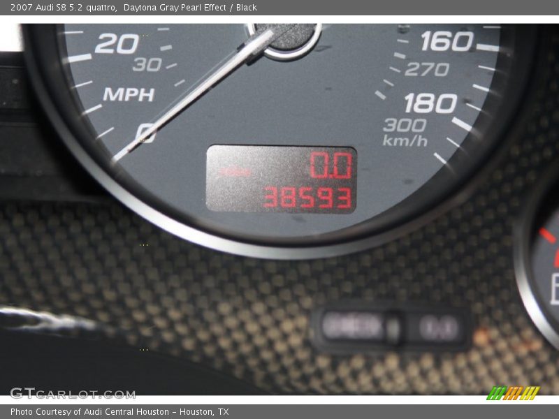 Daytona Gray Pearl Effect / Black 2007 Audi S8 5.2 quattro