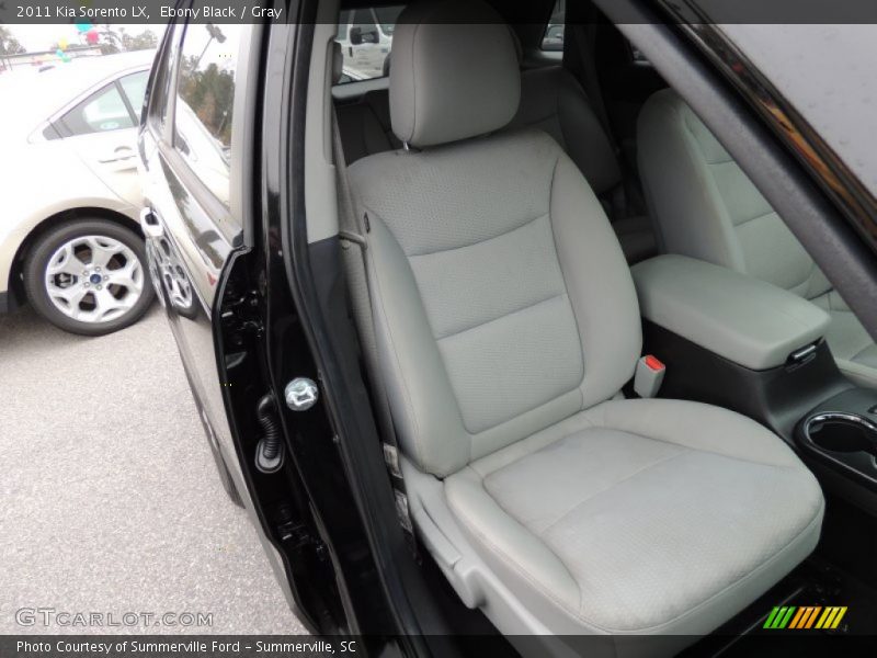 Ebony Black / Gray 2011 Kia Sorento LX