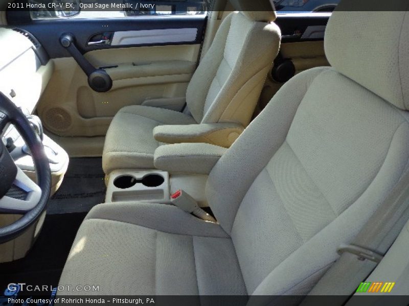 Opal Sage Metallic / Ivory 2011 Honda CR-V EX