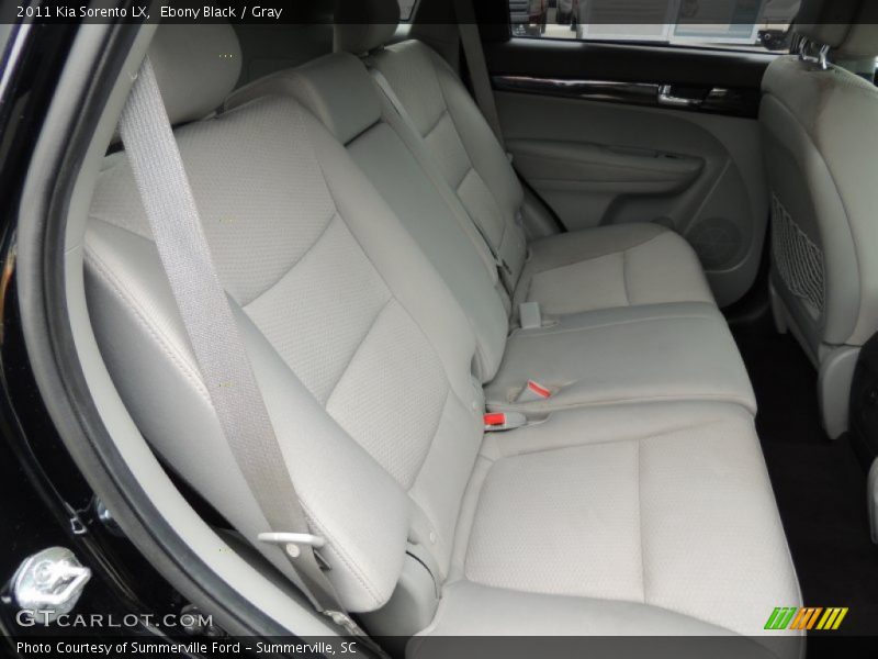Ebony Black / Gray 2011 Kia Sorento LX