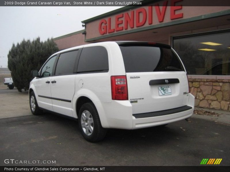 Stone White / Dark Slate Gray/Light Shale 2009 Dodge Grand Caravan Cargo Van