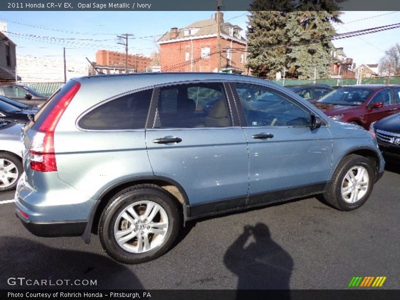 Opal Sage Metallic / Ivory 2011 Honda CR-V EX