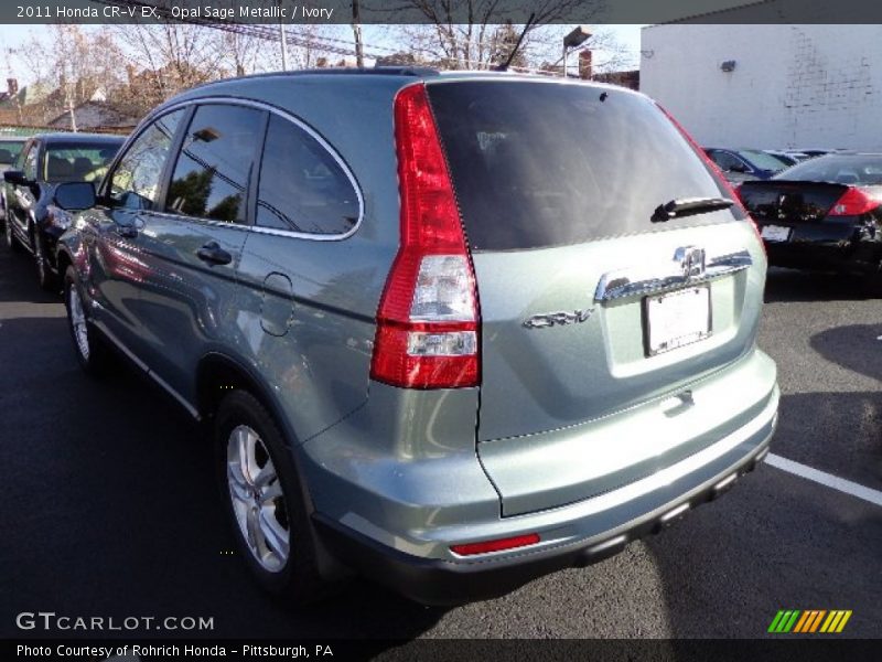 Opal Sage Metallic / Ivory 2011 Honda CR-V EX