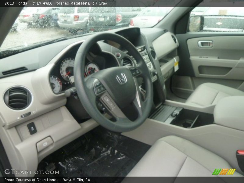 Polished Metal Metallic / Gray 2013 Honda Pilot EX 4WD