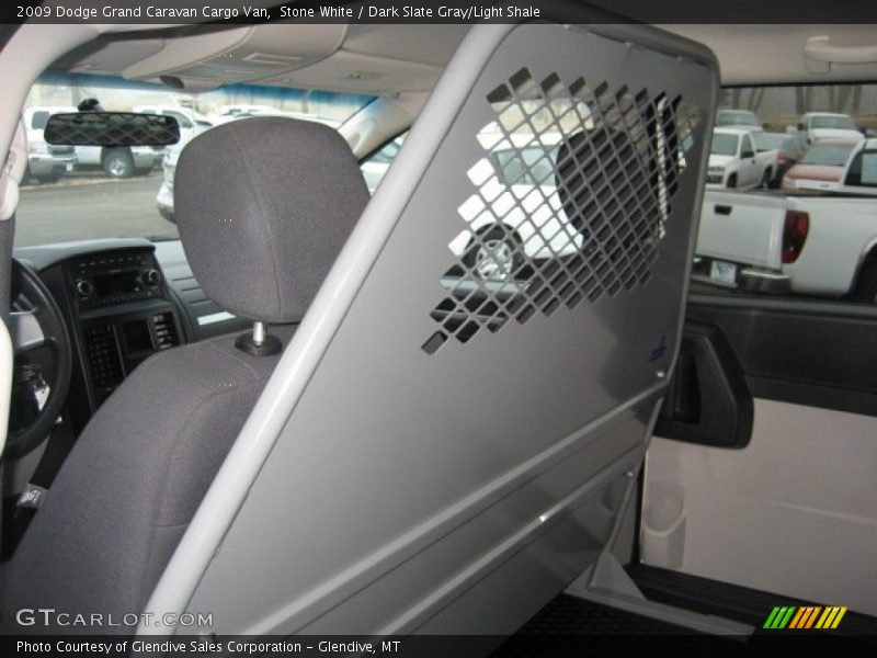 Stone White / Dark Slate Gray/Light Shale 2009 Dodge Grand Caravan Cargo Van