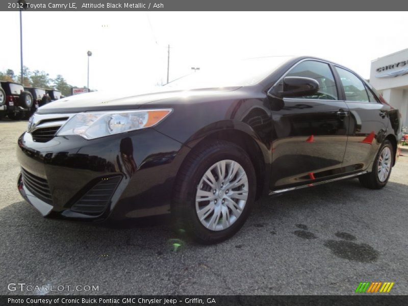 Attitude Black Metallic / Ash 2012 Toyota Camry LE