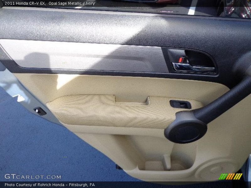 Opal Sage Metallic / Ivory 2011 Honda CR-V EX