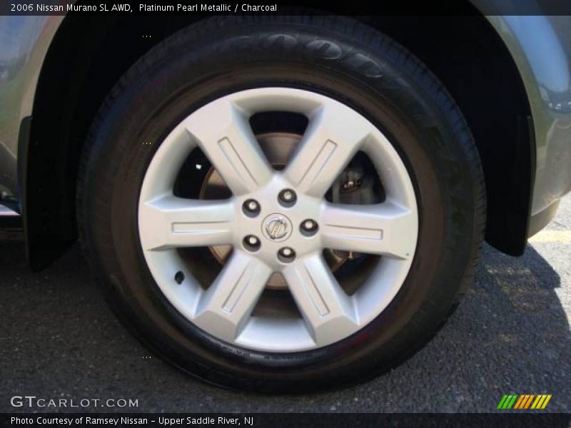 Platinum Pearl Metallic / Charcoal 2006 Nissan Murano SL AWD