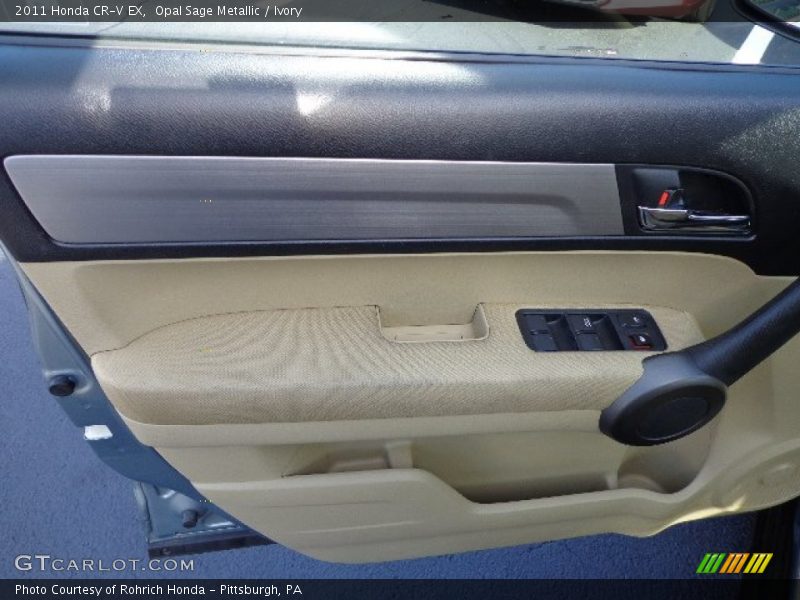 Opal Sage Metallic / Ivory 2011 Honda CR-V EX