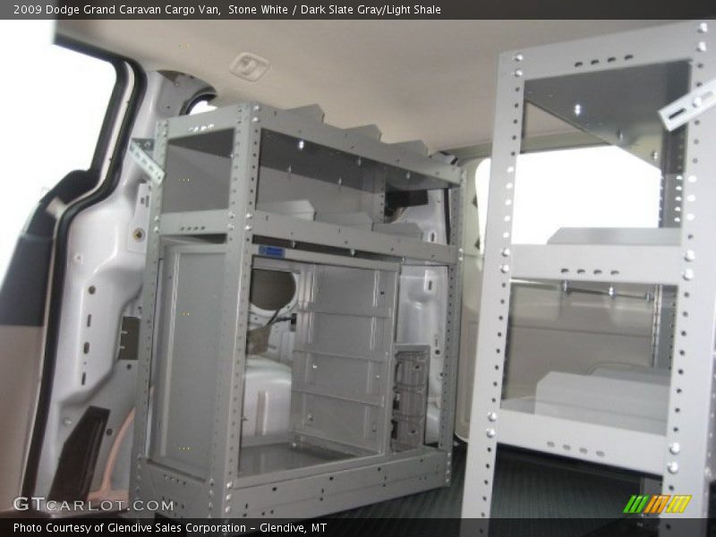 Stone White / Dark Slate Gray/Light Shale 2009 Dodge Grand Caravan Cargo Van