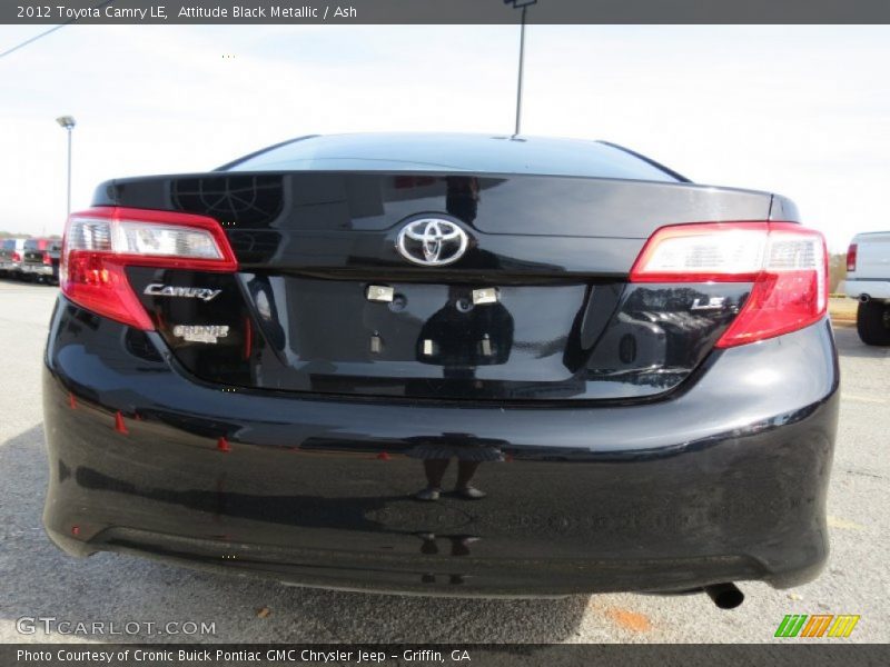 Attitude Black Metallic / Ash 2012 Toyota Camry LE