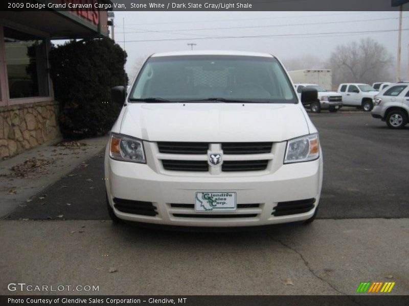 Stone White / Dark Slate Gray/Light Shale 2009 Dodge Grand Caravan Cargo Van