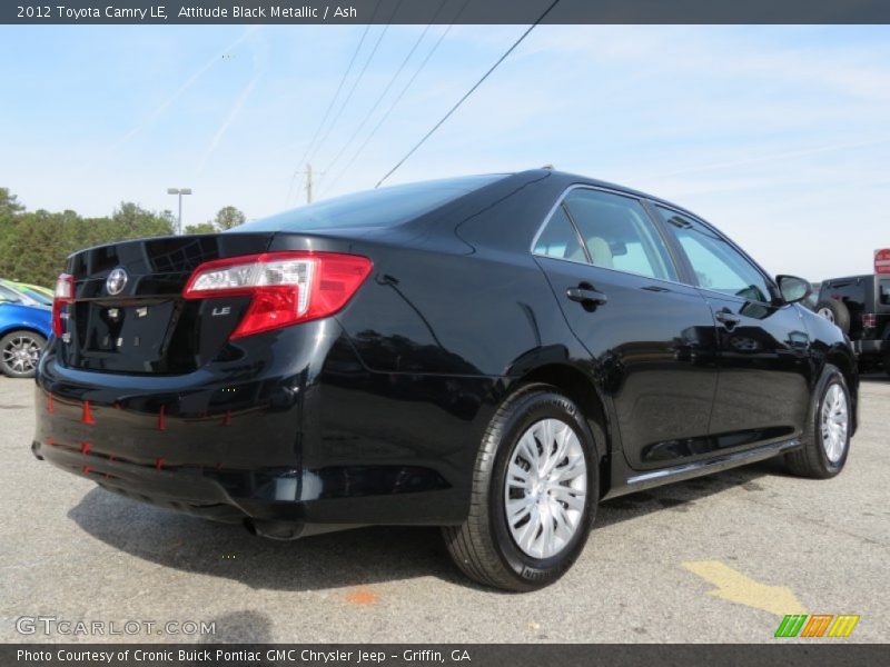 Attitude Black Metallic / Ash 2012 Toyota Camry LE