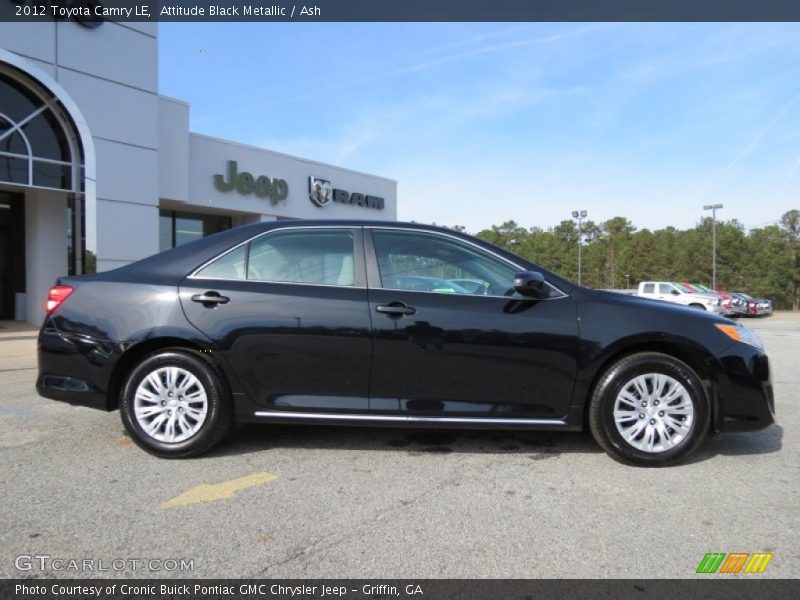 Attitude Black Metallic / Ash 2012 Toyota Camry LE