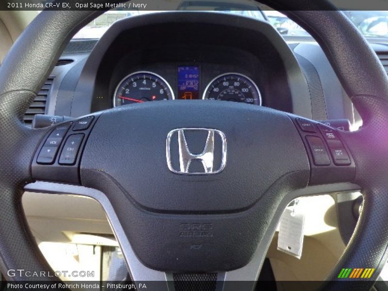 Opal Sage Metallic / Ivory 2011 Honda CR-V EX