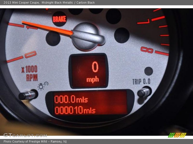 Midnight Black Metallic / Carbon Black 2013 Mini Cooper Coupe