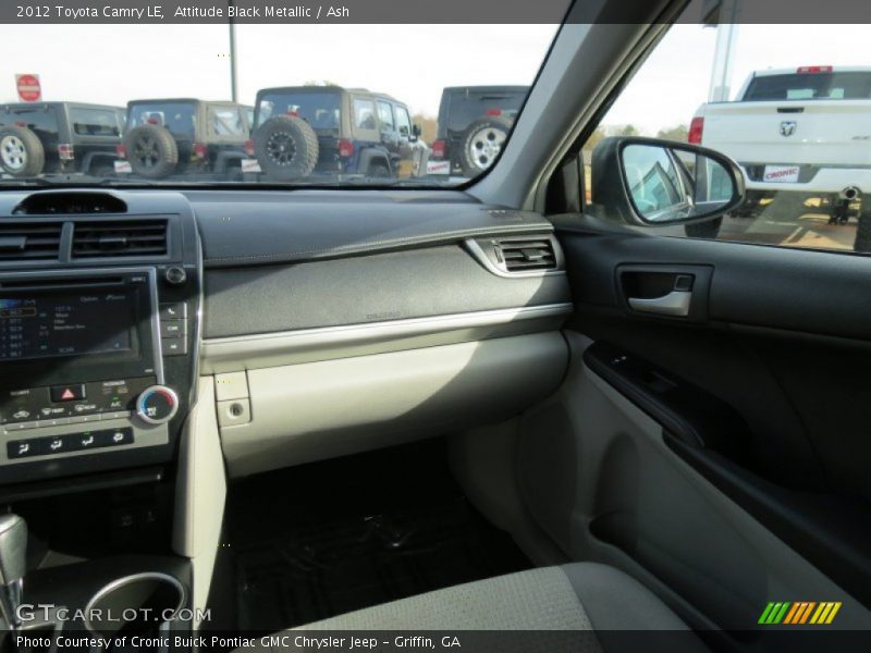 Attitude Black Metallic / Ash 2012 Toyota Camry LE