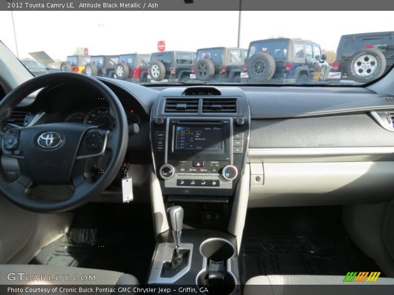 Attitude Black Metallic / Ash 2012 Toyota Camry LE
