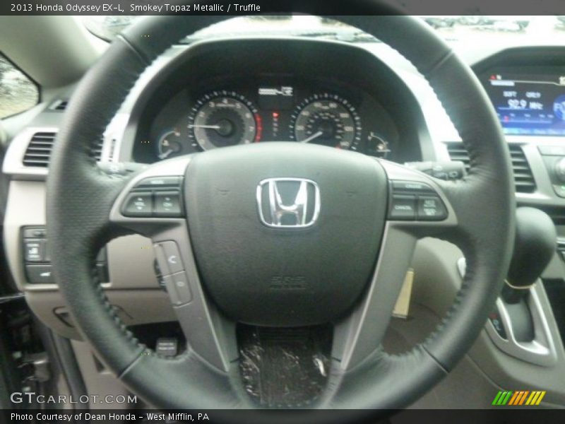 Smokey Topaz Metallic / Truffle 2013 Honda Odyssey EX-L