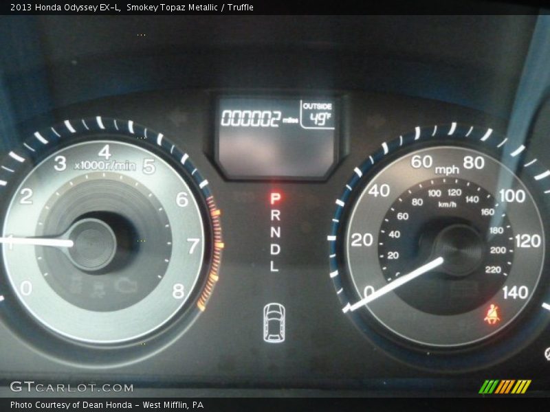 Smokey Topaz Metallic / Truffle 2013 Honda Odyssey EX-L