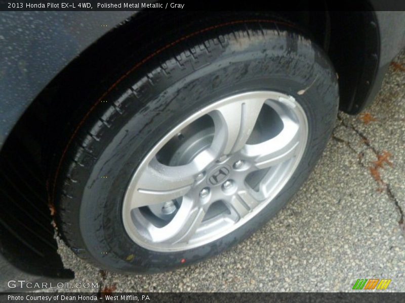 Polished Metal Metallic / Gray 2013 Honda Pilot EX-L 4WD