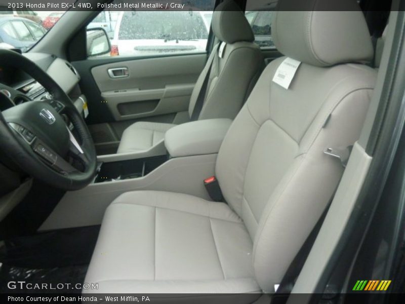 Polished Metal Metallic / Gray 2013 Honda Pilot EX-L 4WD
