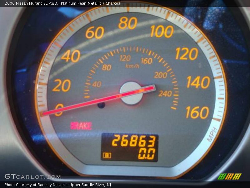 Platinum Pearl Metallic / Charcoal 2006 Nissan Murano SL AWD