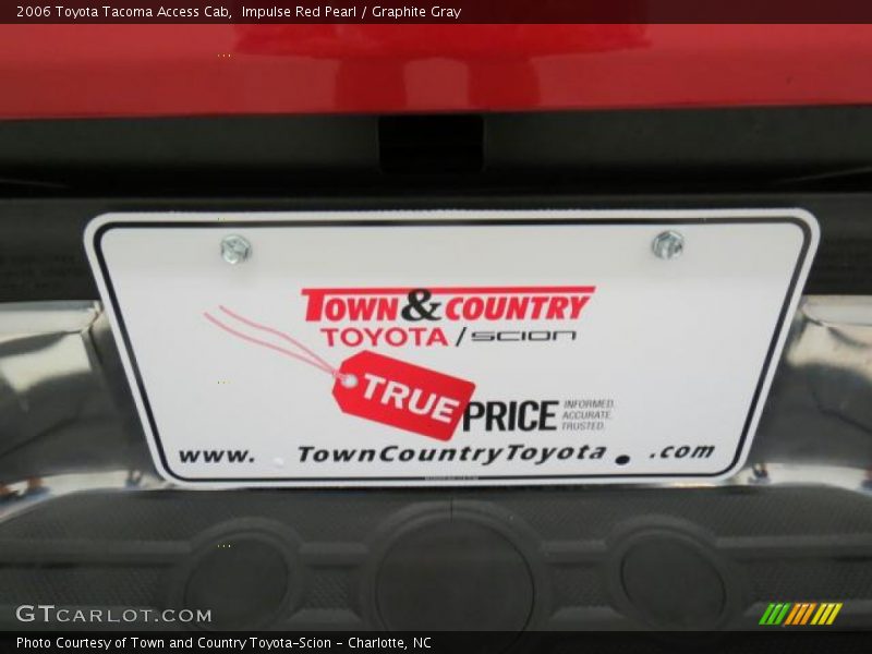 Impulse Red Pearl / Graphite Gray 2006 Toyota Tacoma Access Cab