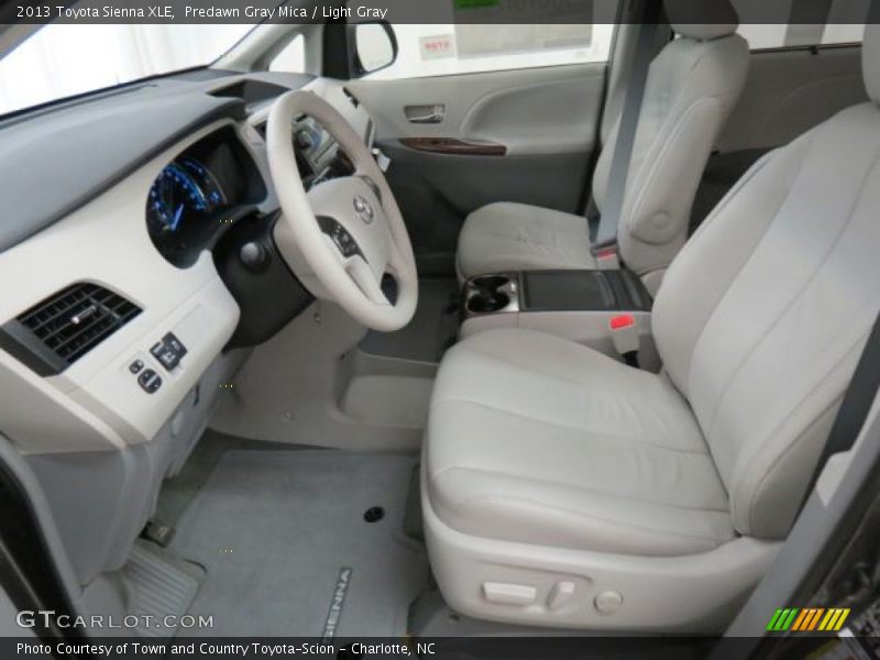Predawn Gray Mica / Light Gray 2013 Toyota Sienna XLE