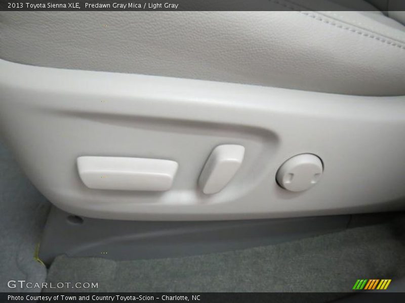 Predawn Gray Mica / Light Gray 2013 Toyota Sienna XLE