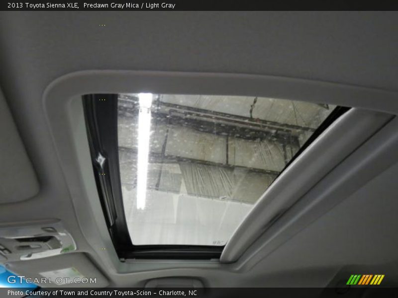 Predawn Gray Mica / Light Gray 2013 Toyota Sienna XLE