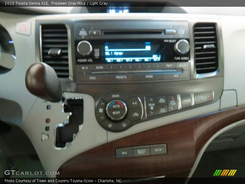 Predawn Gray Mica / Light Gray 2013 Toyota Sienna XLE