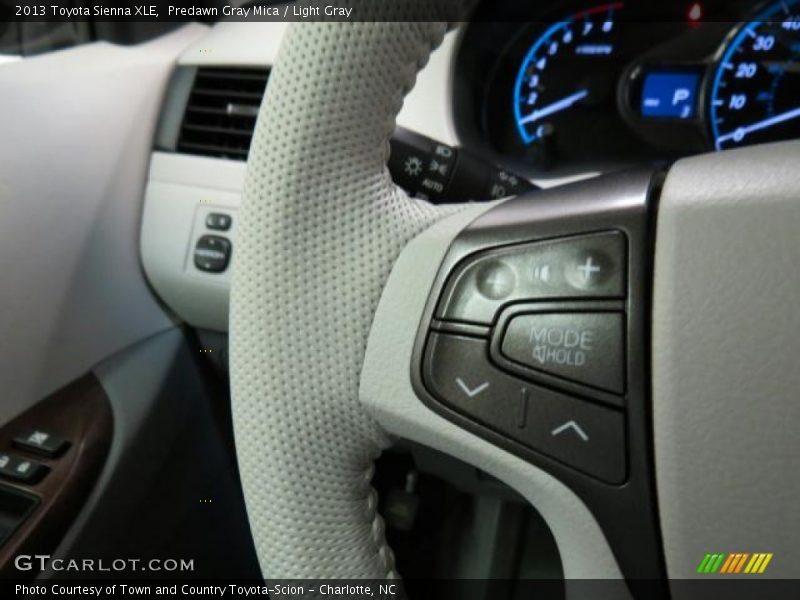 Predawn Gray Mica / Light Gray 2013 Toyota Sienna XLE