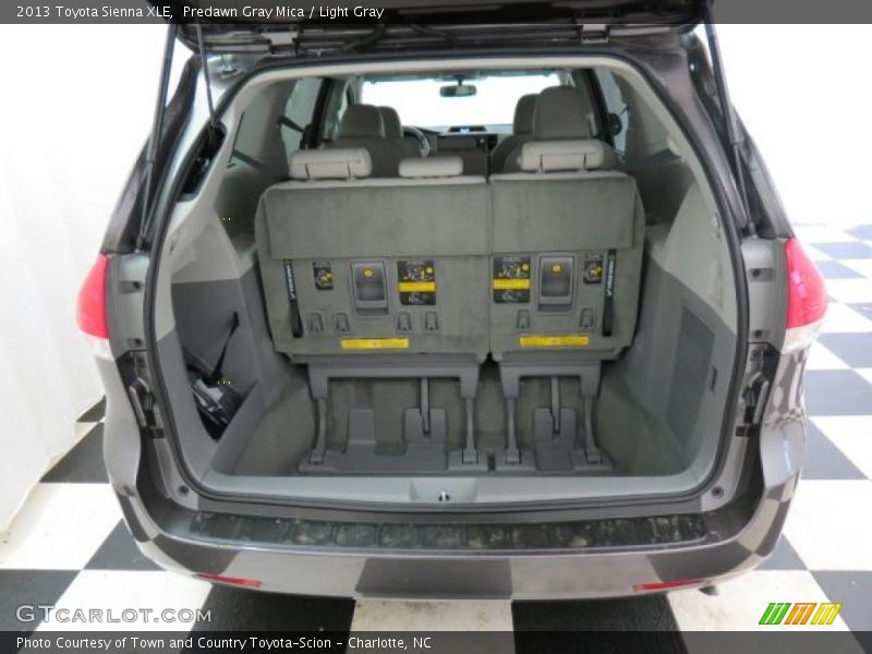 Predawn Gray Mica / Light Gray 2013 Toyota Sienna XLE