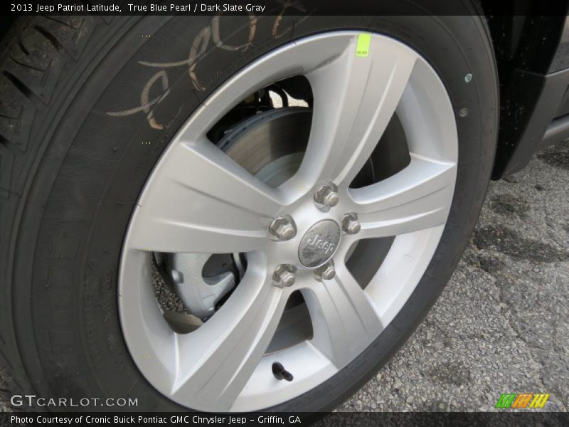 True Blue Pearl / Dark Slate Gray 2013 Jeep Patriot Latitude