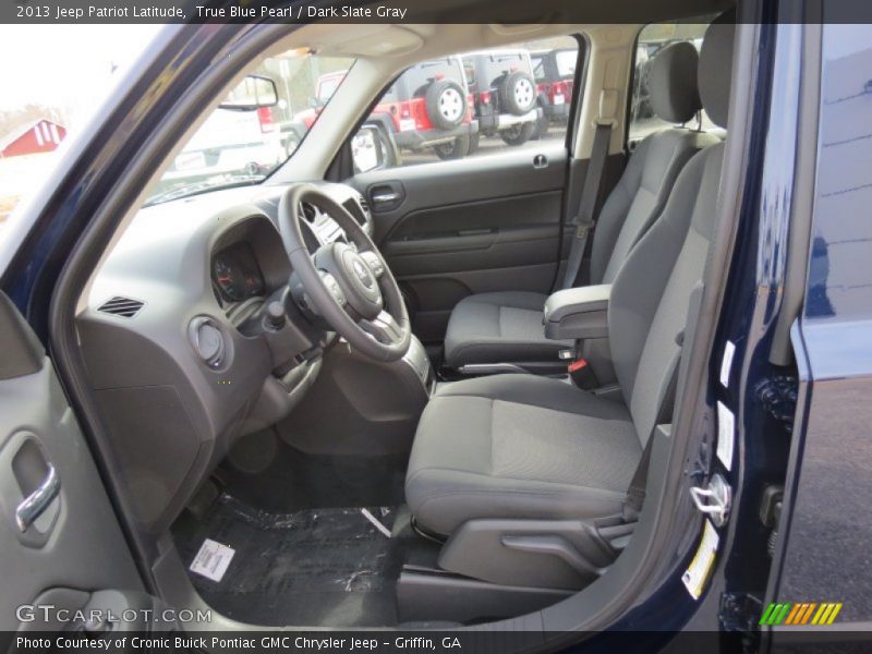 True Blue Pearl / Dark Slate Gray 2013 Jeep Patriot Latitude