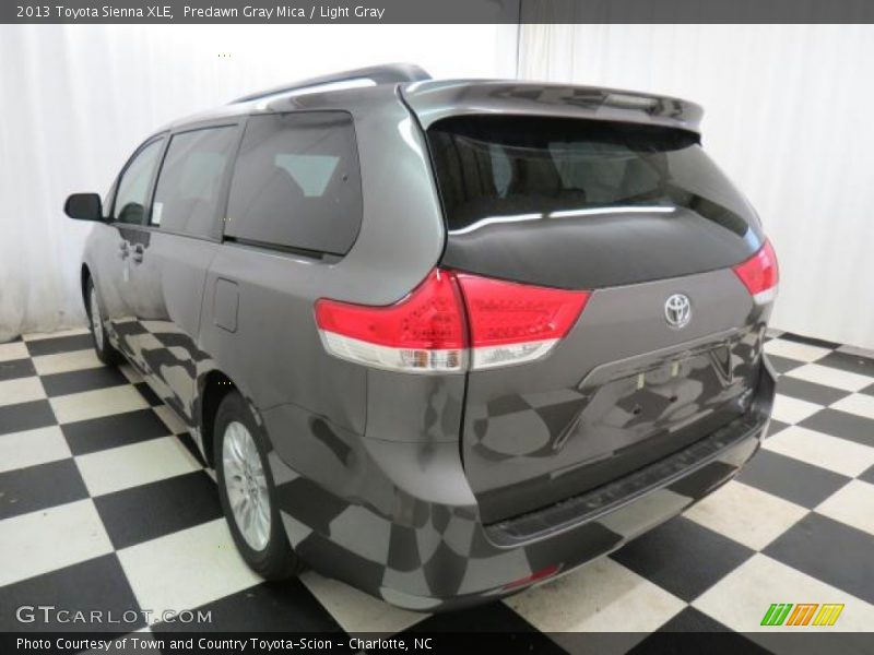 Predawn Gray Mica / Light Gray 2013 Toyota Sienna XLE