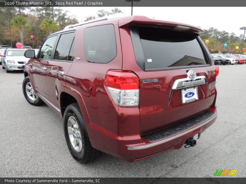 Salsa Red Pearl / Graphite 2010 Toyota 4Runner SR5