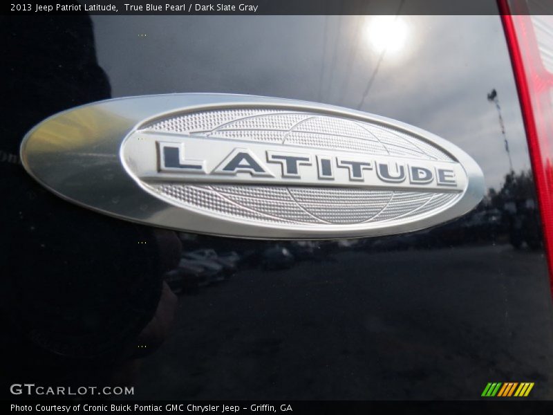 True Blue Pearl / Dark Slate Gray 2013 Jeep Patriot Latitude
