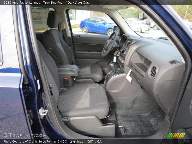 True Blue Pearl / Dark Slate Gray 2013 Jeep Patriot Latitude