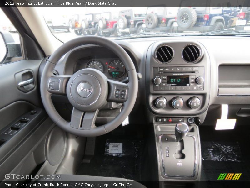 True Blue Pearl / Dark Slate Gray 2013 Jeep Patriot Latitude