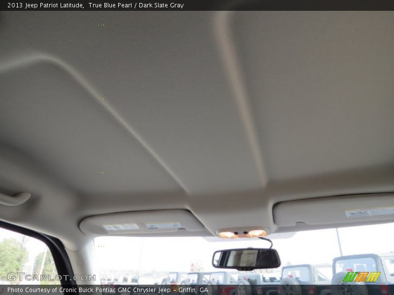 True Blue Pearl / Dark Slate Gray 2013 Jeep Patriot Latitude