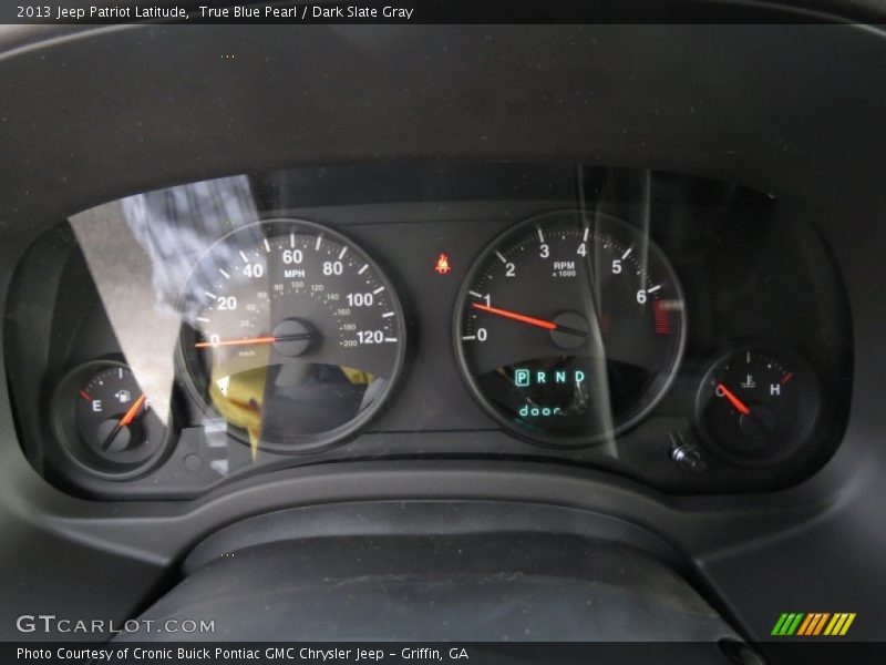 True Blue Pearl / Dark Slate Gray 2013 Jeep Patriot Latitude