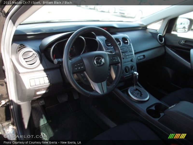 Brilliant Black / Black 2011 Mazda CX-7 i Sport