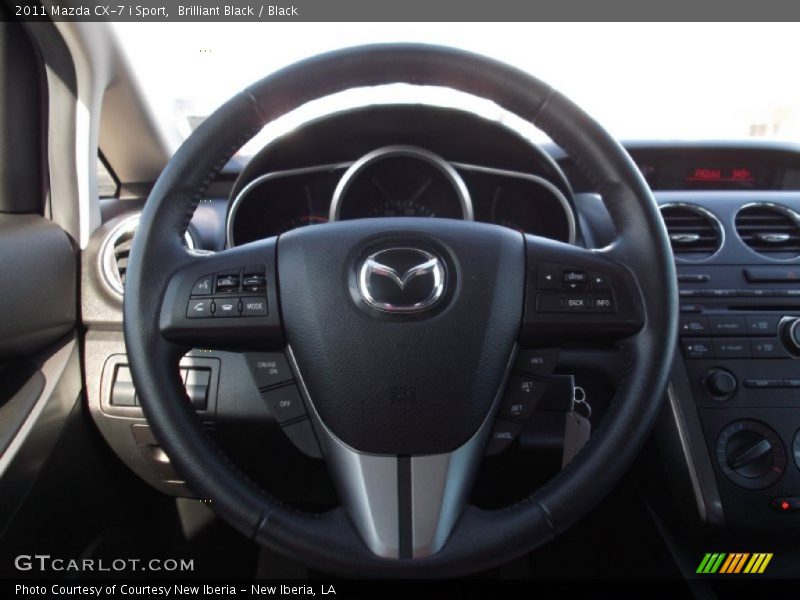 Brilliant Black / Black 2011 Mazda CX-7 i Sport